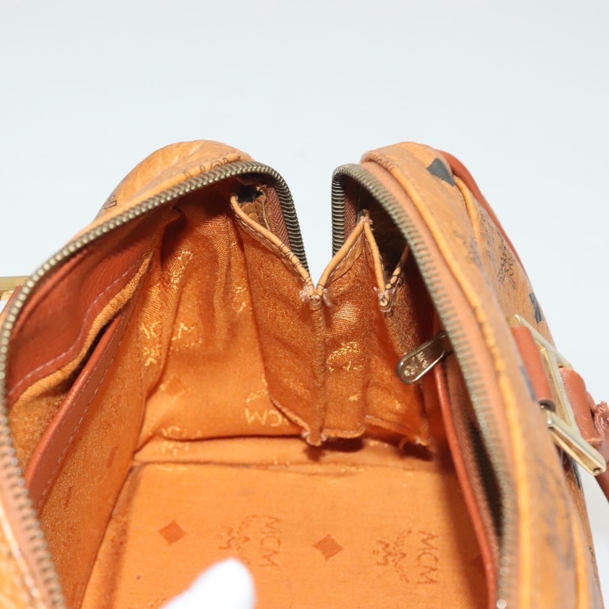 MCM MCM Visetos Handbag Canvas and Leather Size ONE SIZE - 20 Thumbnail