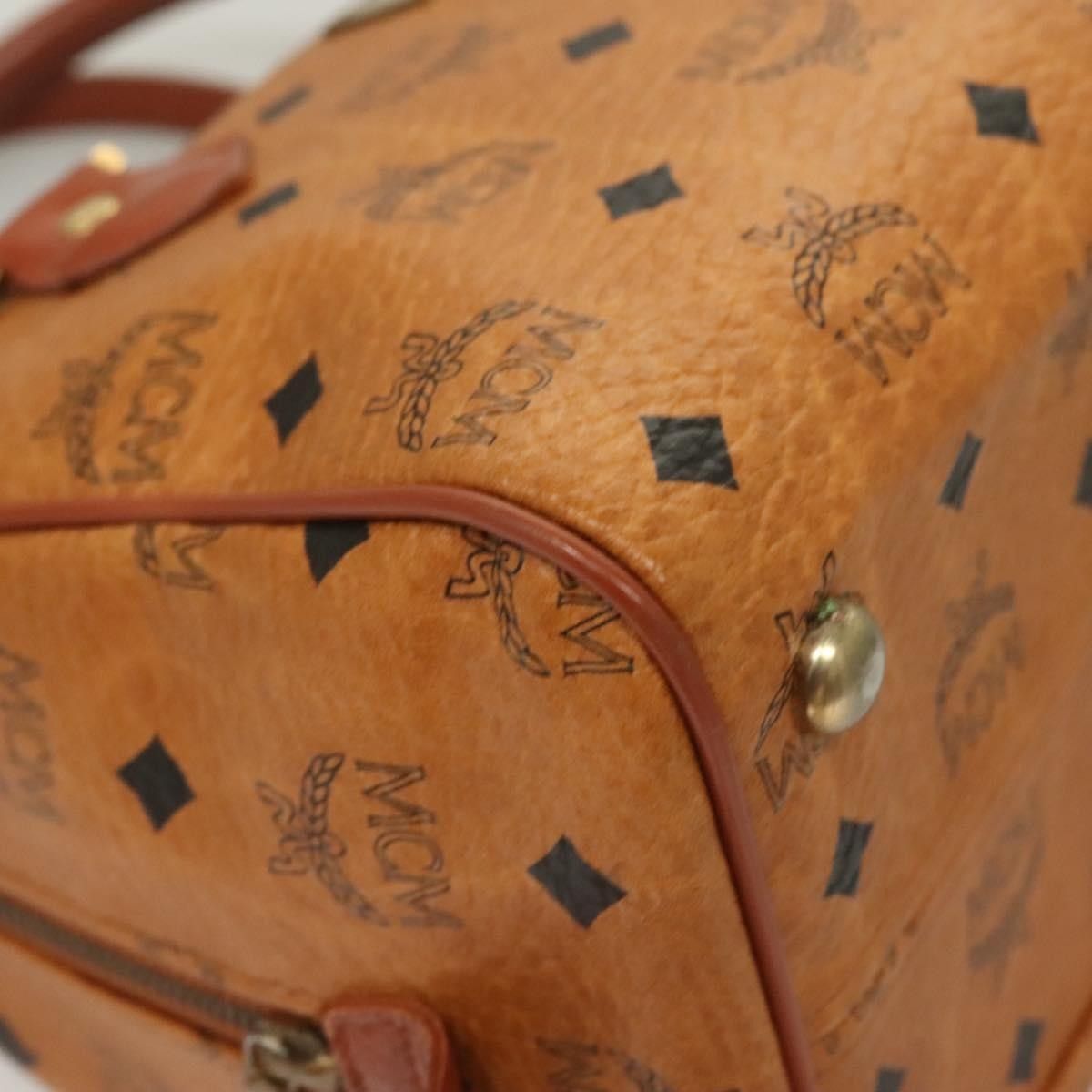 MCM MCM Visetos Handbag Canvas and Leather Size ONE SIZE - 9 Thumbnail