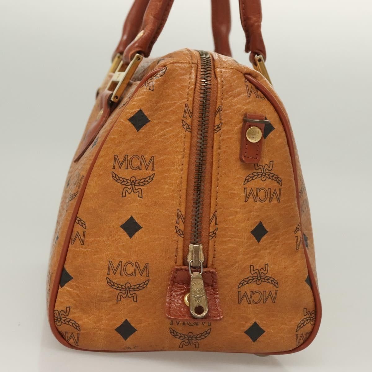 MCM MCM Visetos Handbag Canvas and Leather Size ONE SIZE - 4 Thumbnail