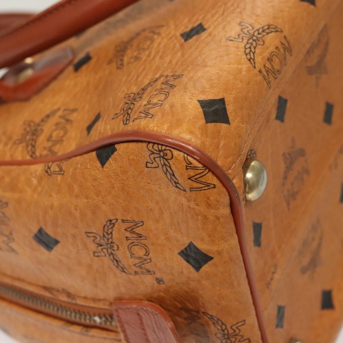 MCM MCM Visetos Handbag Canvas and Leather Size ONE SIZE - 11 Thumbnail