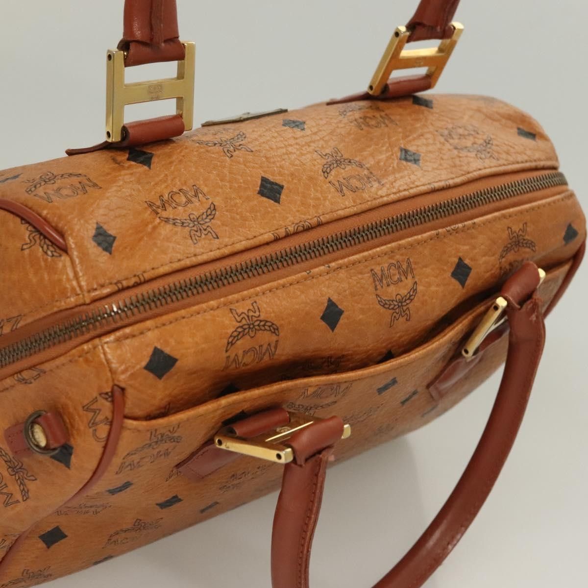 MCM MCM Visetos Handbag Canvas and Leather Size ONE SIZE - 16 Thumbnail