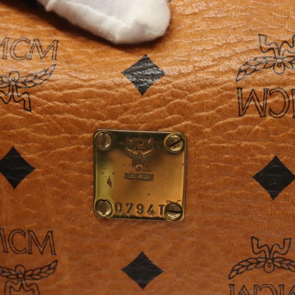 MCM MCM Visetos Handbag Canvas and Leather Size ONE SIZE - 7 Thumbnail