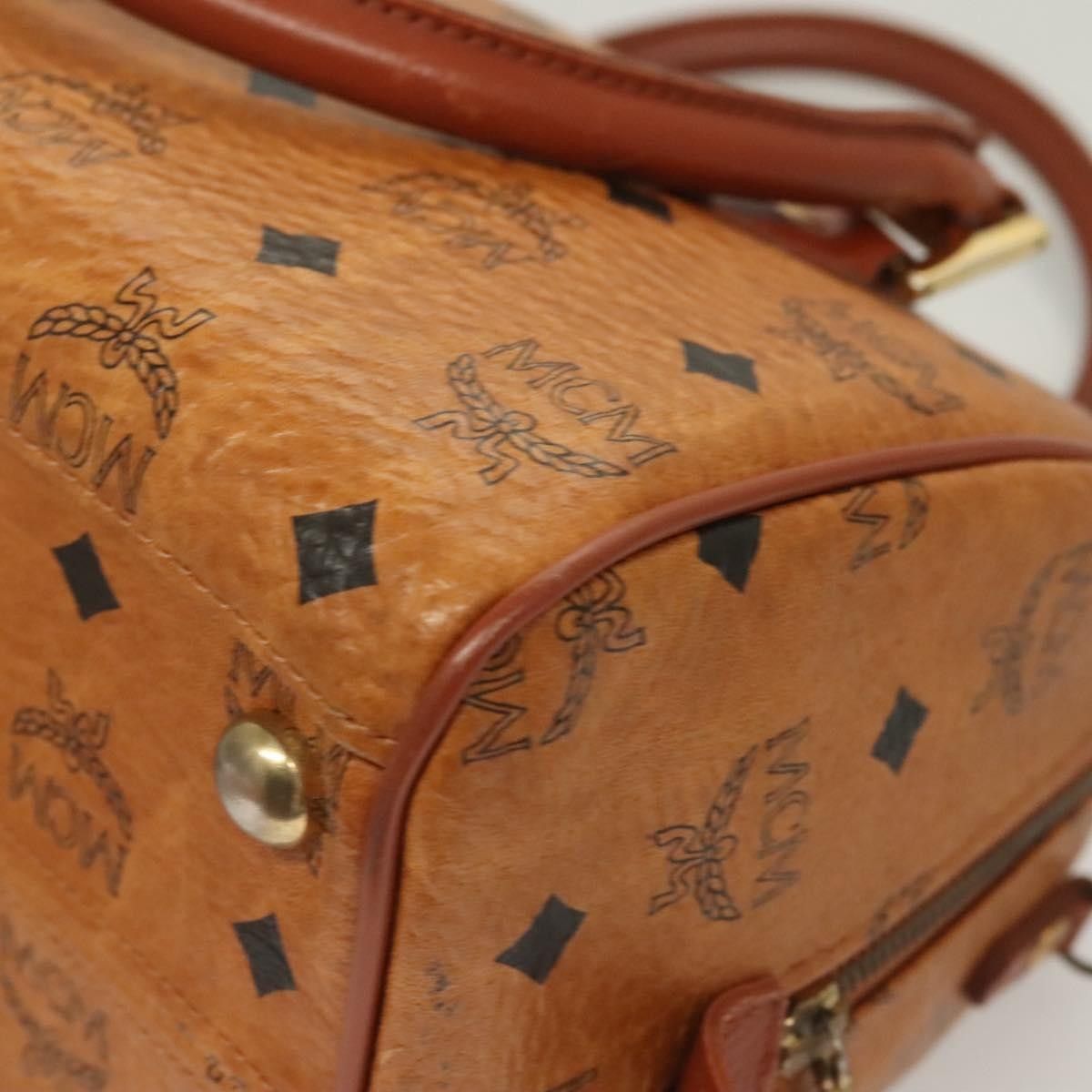 MCM MCM Visetos Handbag Canvas and Leather Size ONE SIZE - 12 Thumbnail