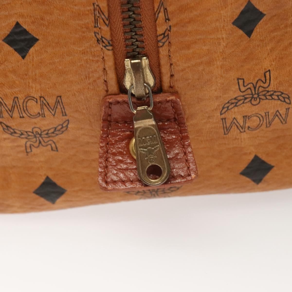 MCM MCM Visetos Handbag Canvas and Leather Size ONE SIZE - 13 Thumbnail