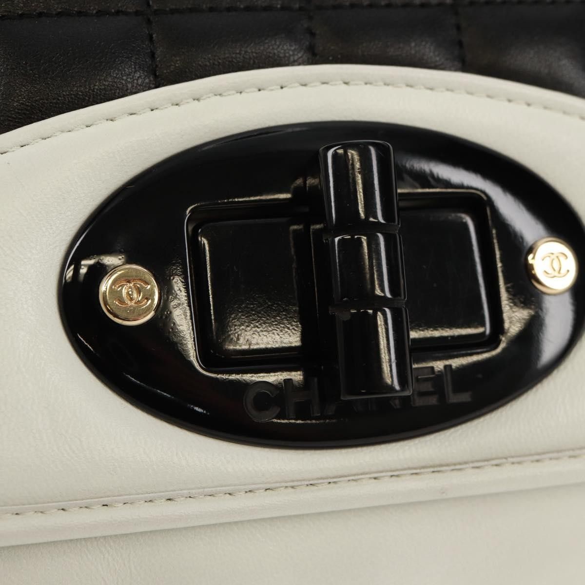 Chanel Chanel Chocolate Bar Mademoiselle Shoulder Bag Quilted Lambskin Size ONE SIZE - 16 Thumbnail