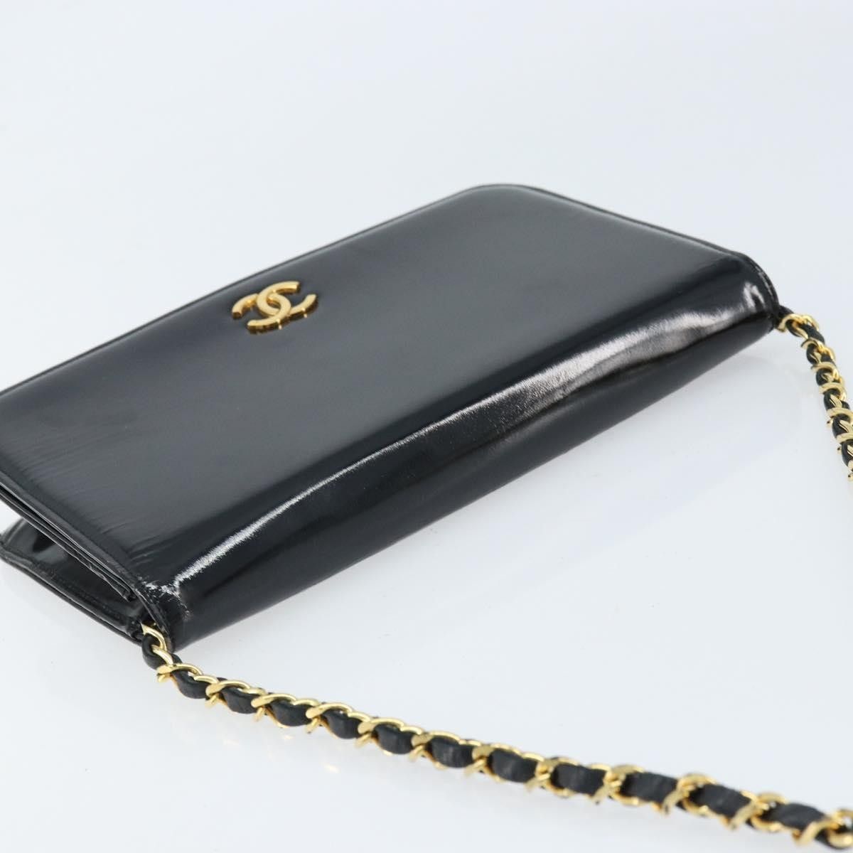 Chanel Chanel Wallet on Chain Quilted Patent Size ONE SIZE - 6 Thumbnail