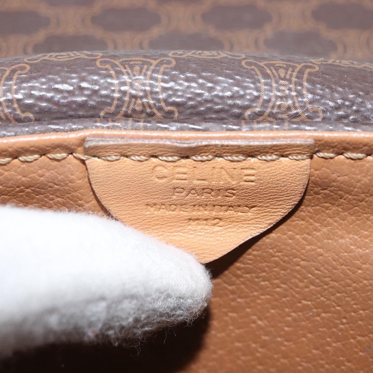 Celine Celine Vintage Macadam Canvas and Leather Size ONE SIZE - 6 Thumbnail