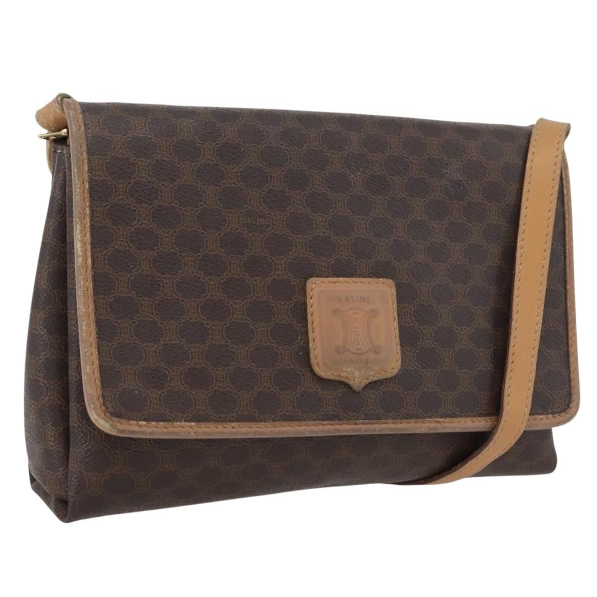 Celine Celine Vintage Macadam Canvas and Leather Size ONE SIZE - 13 Thumbnail