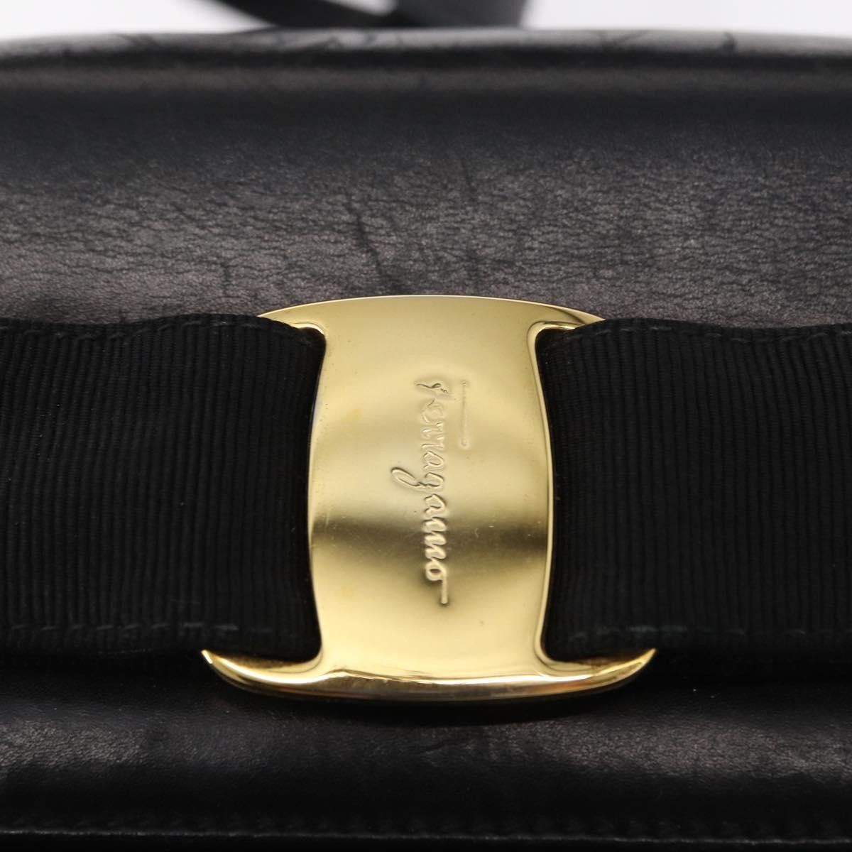 Salvatore Ferragamo Salvatore Ferragamo Vintage Vara Bow Top Handle Leather Size ONE SIZE - 12 Thumbnail