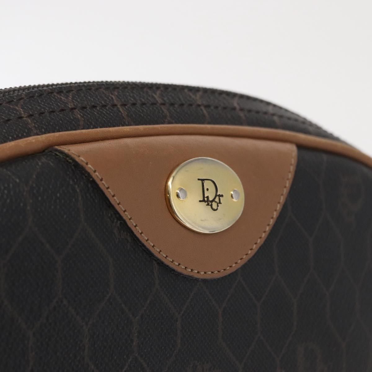 Dior Christian Dior Vintage Honeycomb Canvas and Leather Size ONE SIZE - 12 Thumbnail