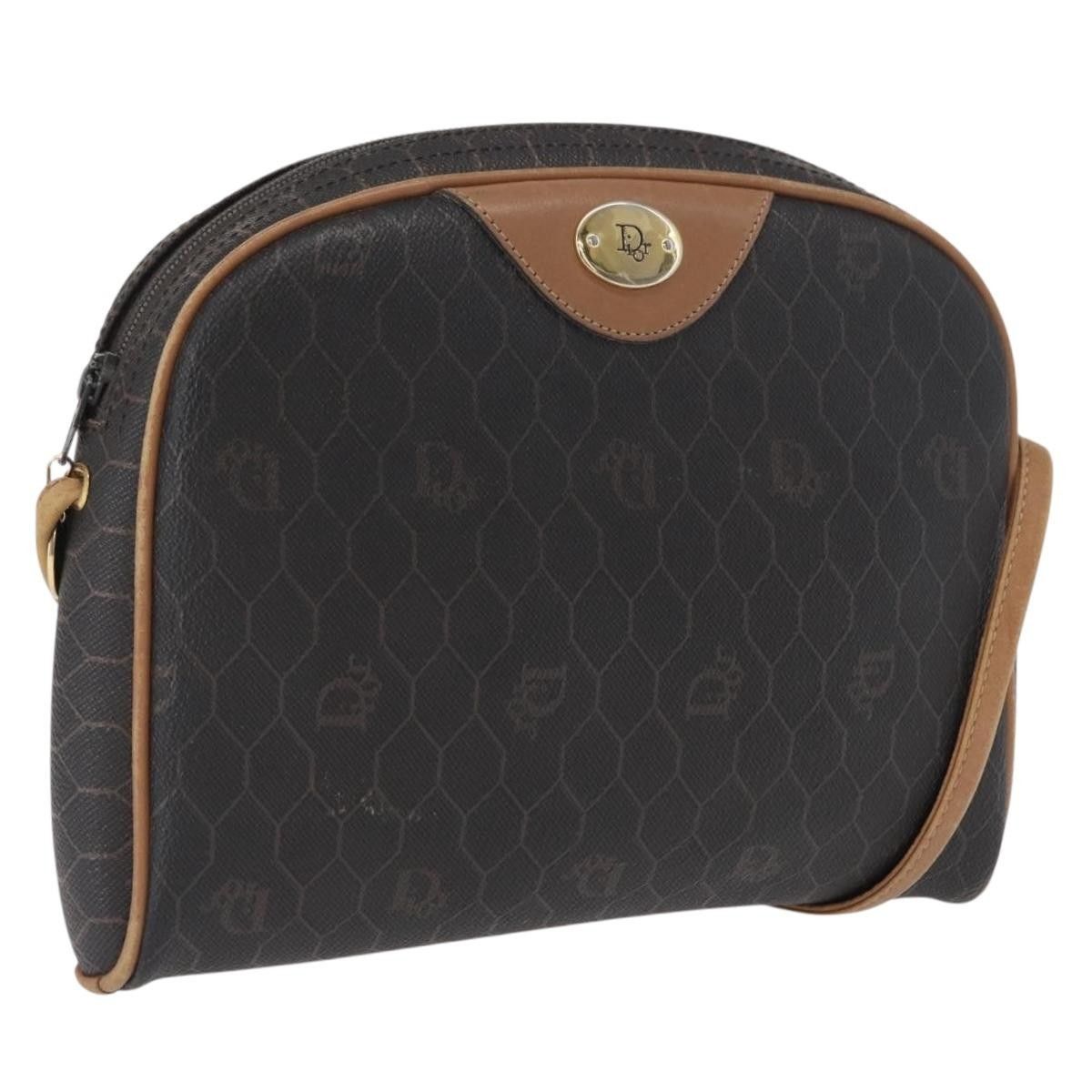 Dior Christian Dior Vintage Honeycomb Canvas and Leather Size ONE SIZE - 18 Thumbnail