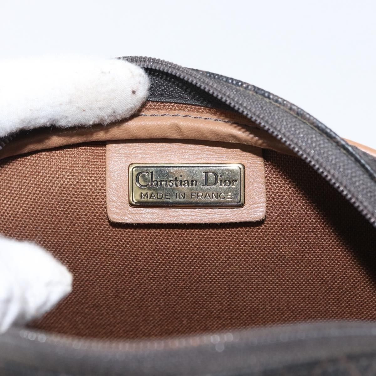 Dior Christian Dior Vintage Honeycomb Canvas and Leather Size ONE SIZE - 6 Thumbnail