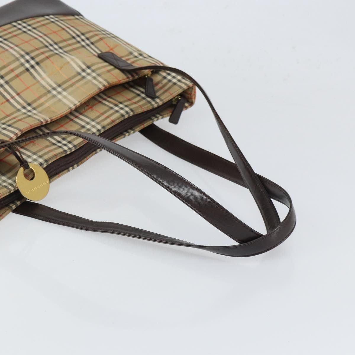 Burberry Burberry Nova Check Tote Canvas and Leather Size ONE SIZE - 6 Thumbnail