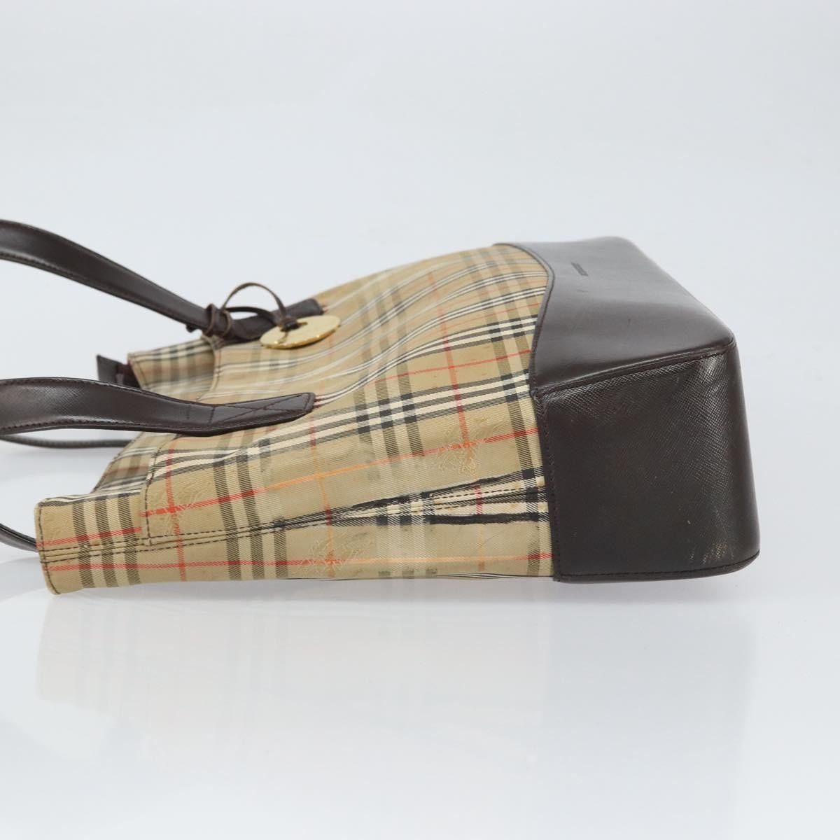 Burberry Burberry Nova Check Tote Canvas and Leather Size ONE SIZE - 4 Thumbnail