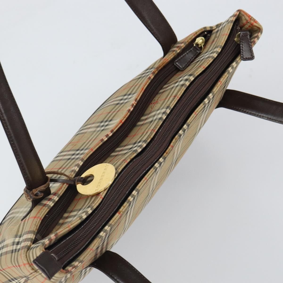 Burberry Burberry Nova Check Tote Canvas and Leather Size ONE SIZE - 15 Thumbnail