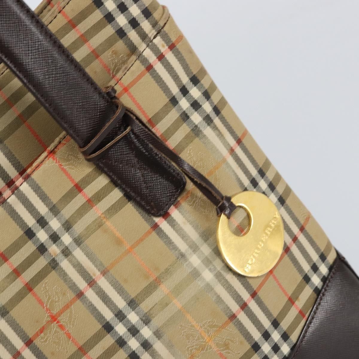 Burberry Burberry Nova Check Tote Canvas and Leather Size ONE SIZE - 12 Thumbnail