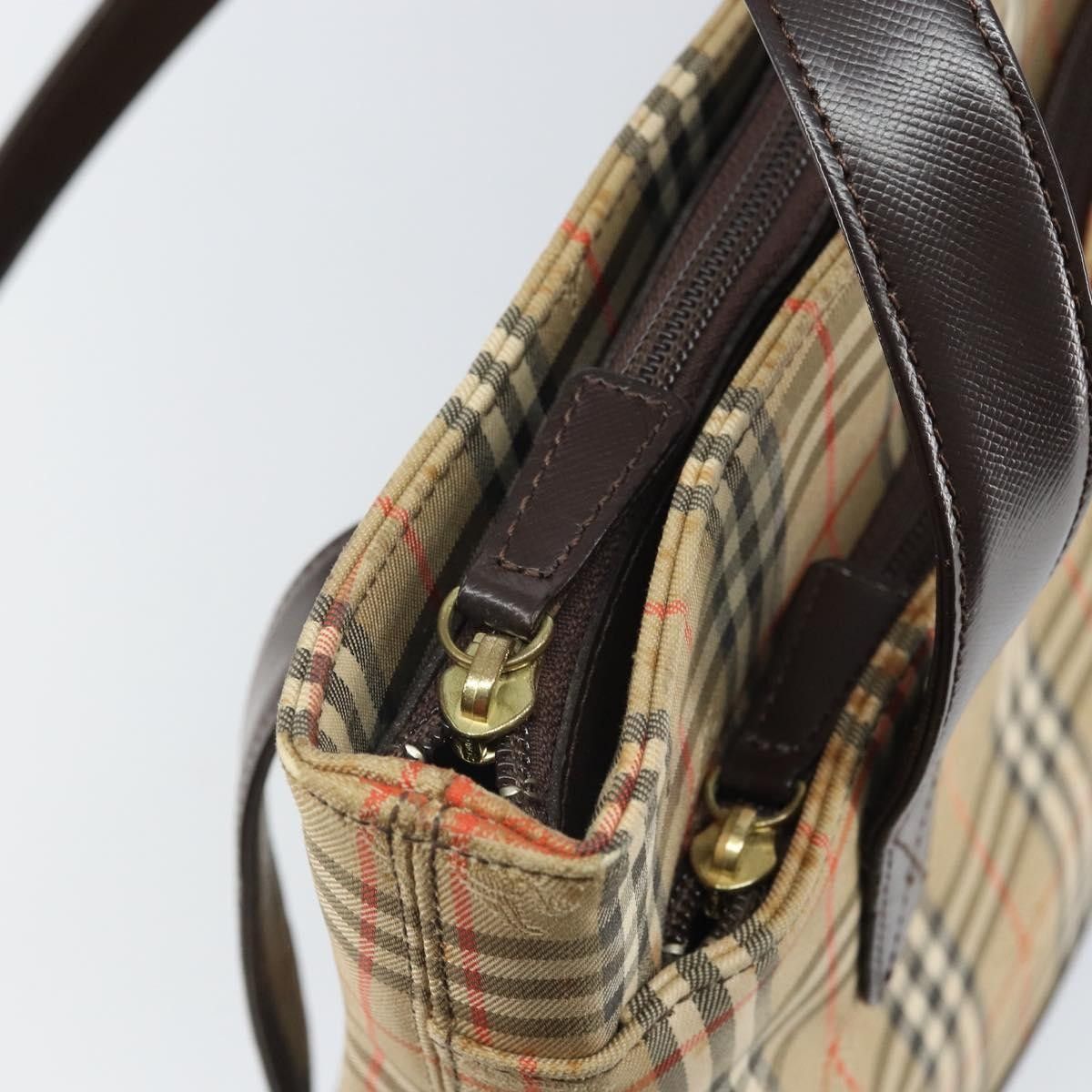 Burberry Burberry Nova Check Tote Canvas and Leather Size ONE SIZE - 17 Thumbnail