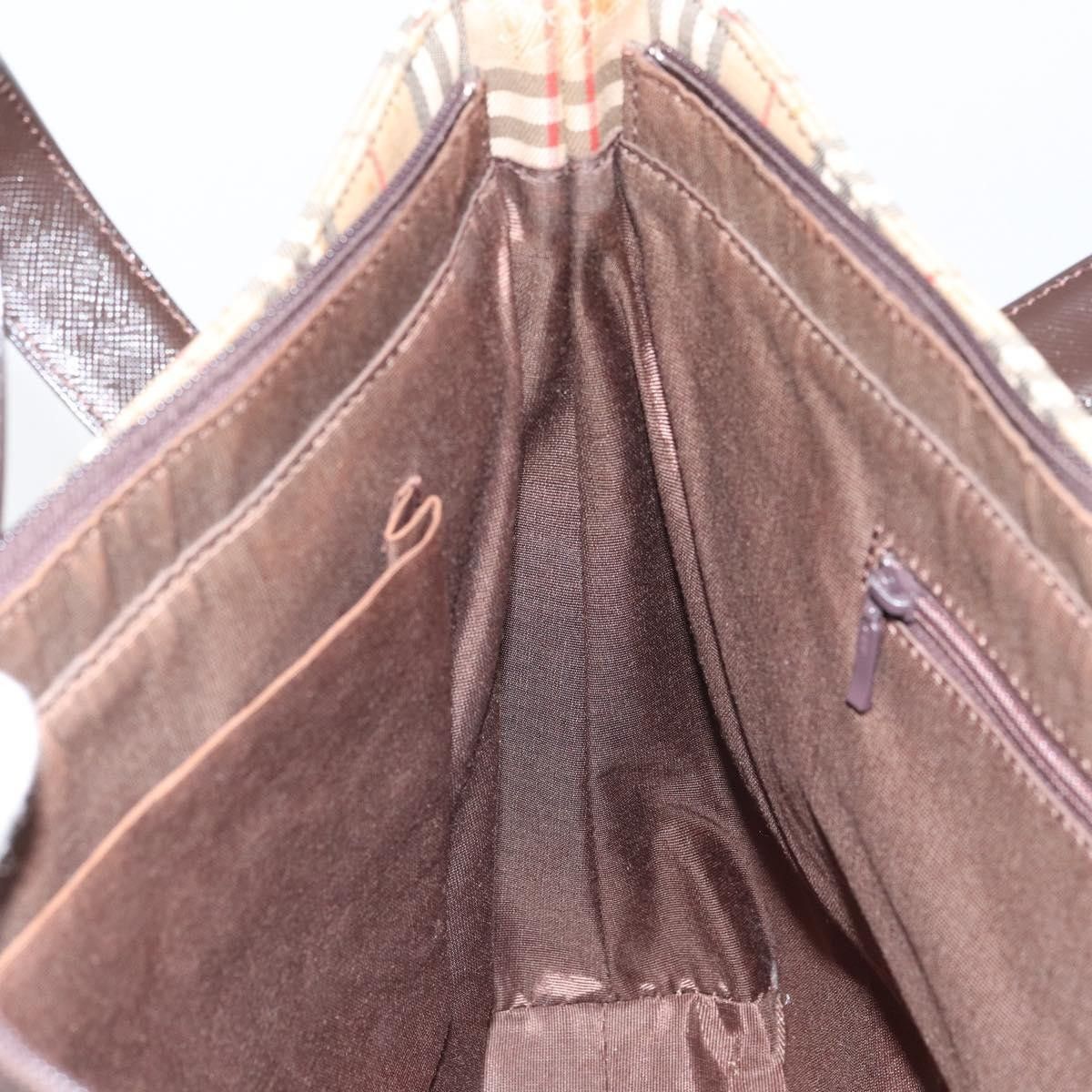 Burberry Burberry Nova Check Tote Canvas and Leather Size ONE SIZE - 22 Thumbnail