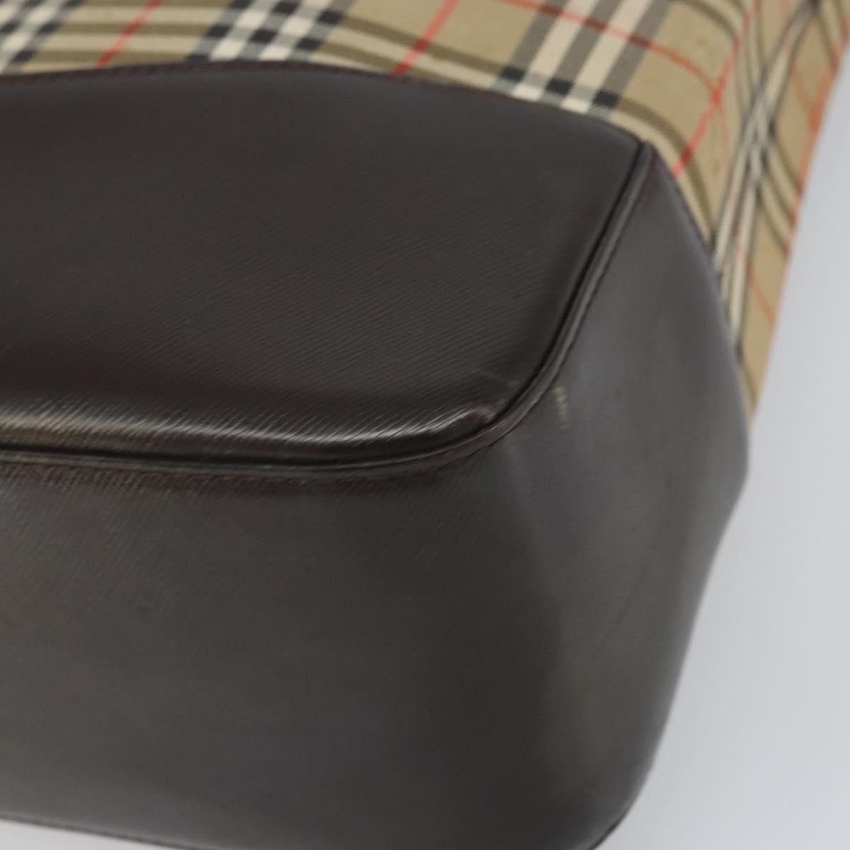 Burberry Burberry Nova Check Tote Canvas and Leather Size ONE SIZE - 7 Thumbnail