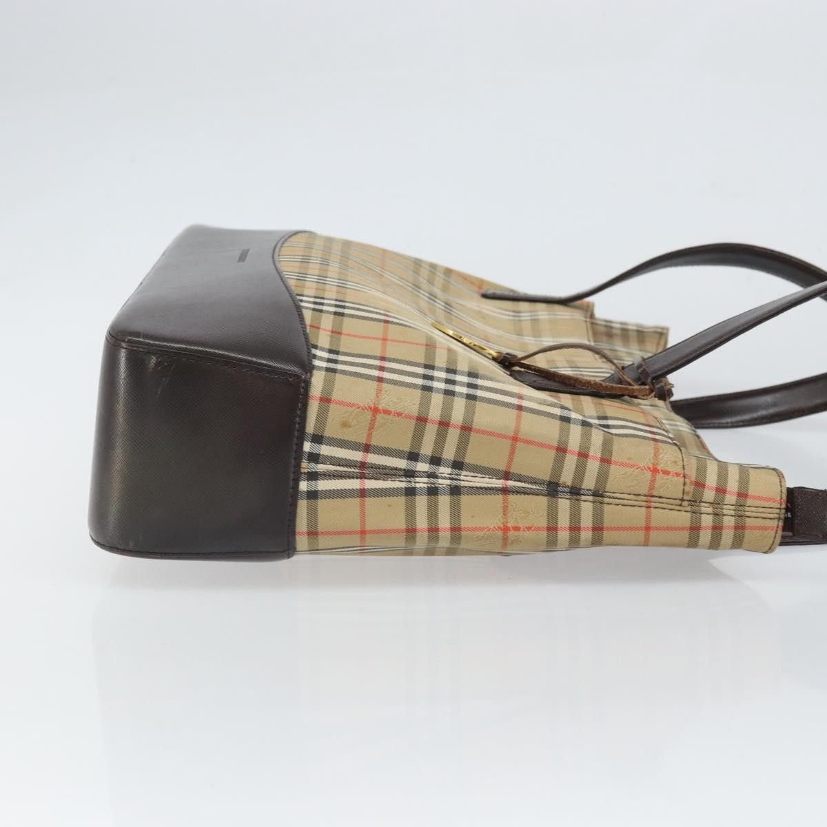 Burberry Burberry Nova Check Tote Canvas and Leather Size ONE SIZE - 3 Thumbnail
