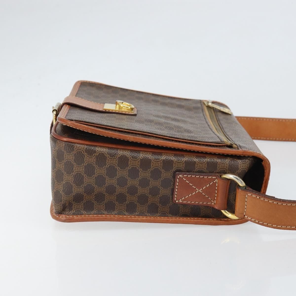 Celine Celine Vintage Macadam Canvas and Leather Size ONE SIZE - 3 Thumbnail