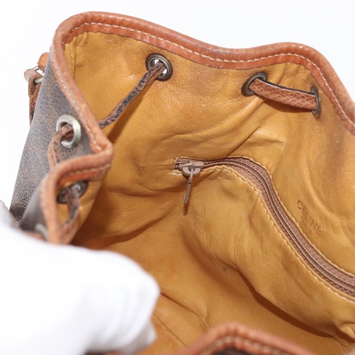 Celine Celine Vintage Macadam Canvas and Leather Size ONE SIZE - 22 Thumbnail