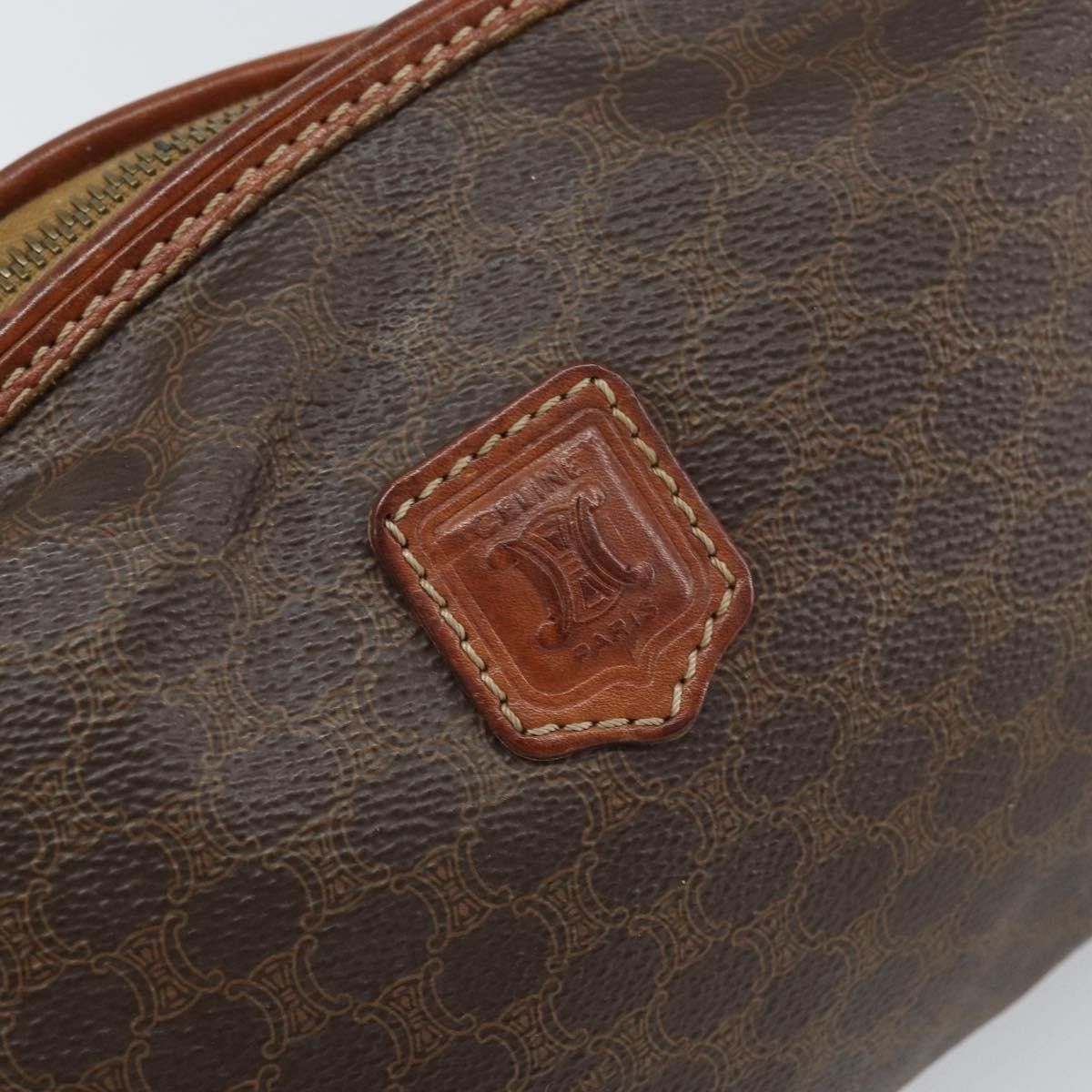 Celine Celine Macadam Pochette Canvas and Leather Size ONE SIZE - 17 Thumbnail