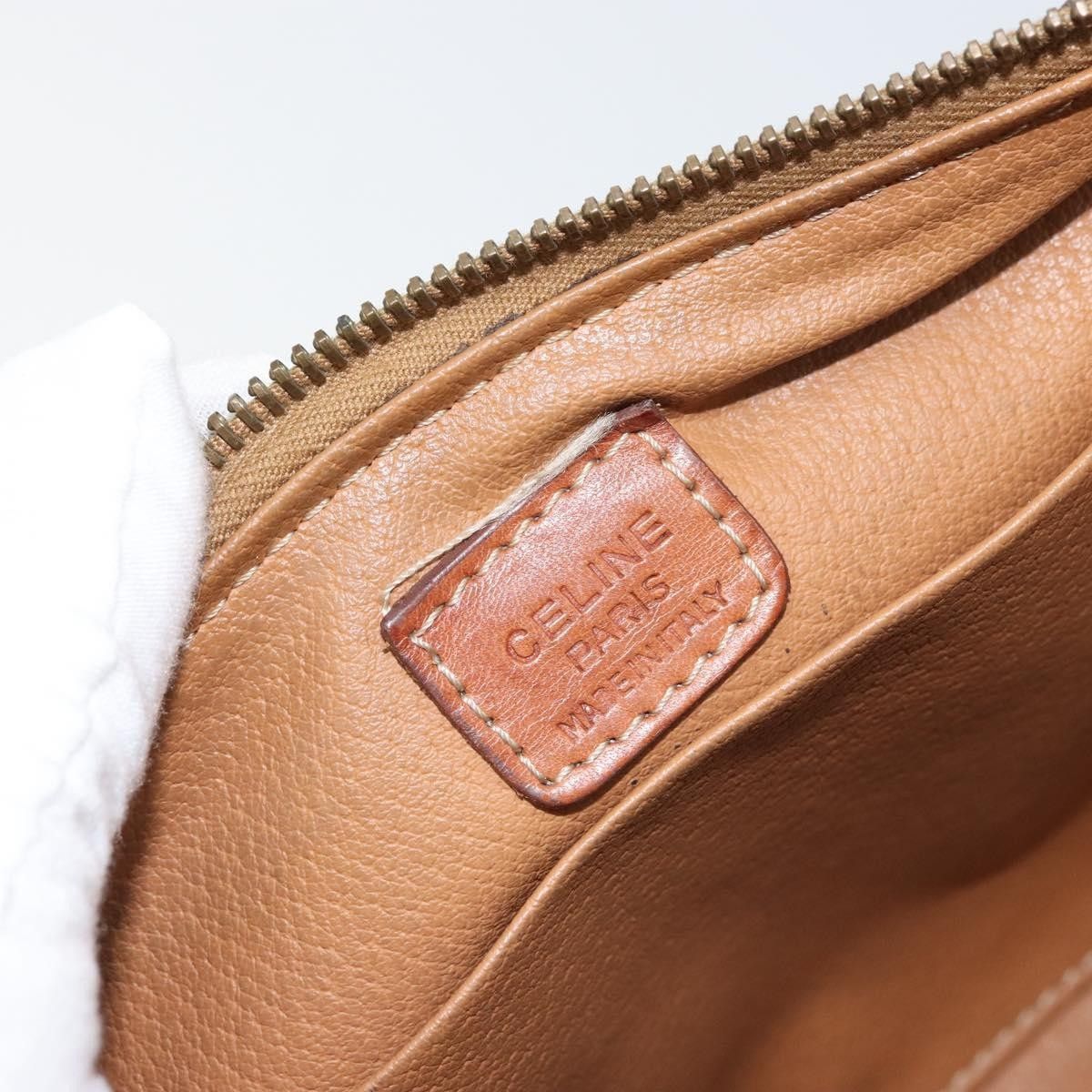 Celine Celine Macadam Pochette Canvas and Leather Size ONE SIZE - 6 Thumbnail