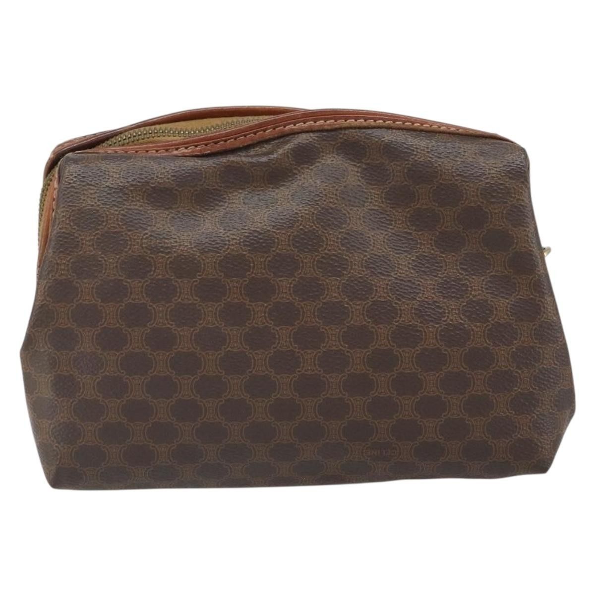 Celine Celine Macadam Pochette Canvas and Leather Size ONE SIZE - 2 Thumbnail