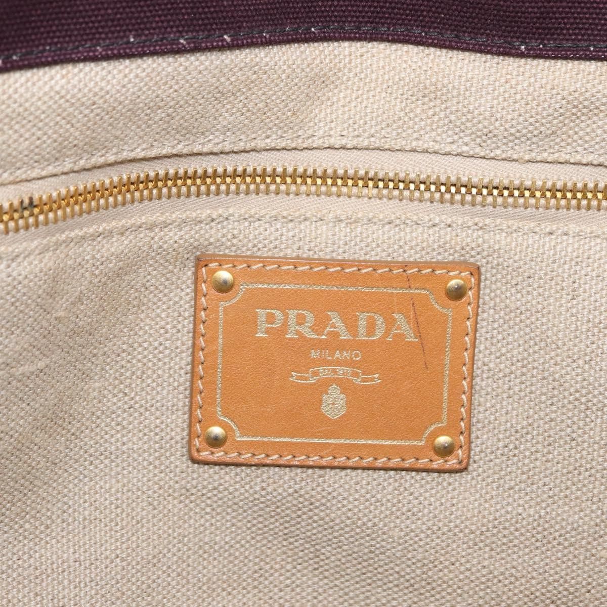 Prada Prada Canapa Tote Canvas Size ONE SIZE - 6 Thumbnail