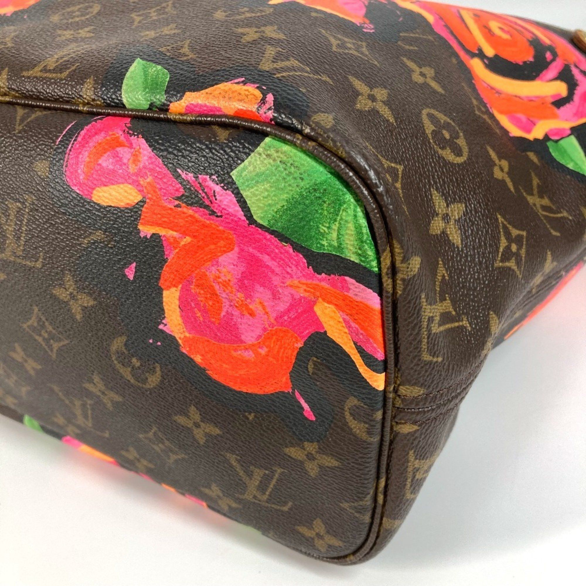 Louis Vuitton Louis Vuitton Neverfull Tote Limited Edition Monogram Roses Size ONE SIZE - 6 Thumbnail