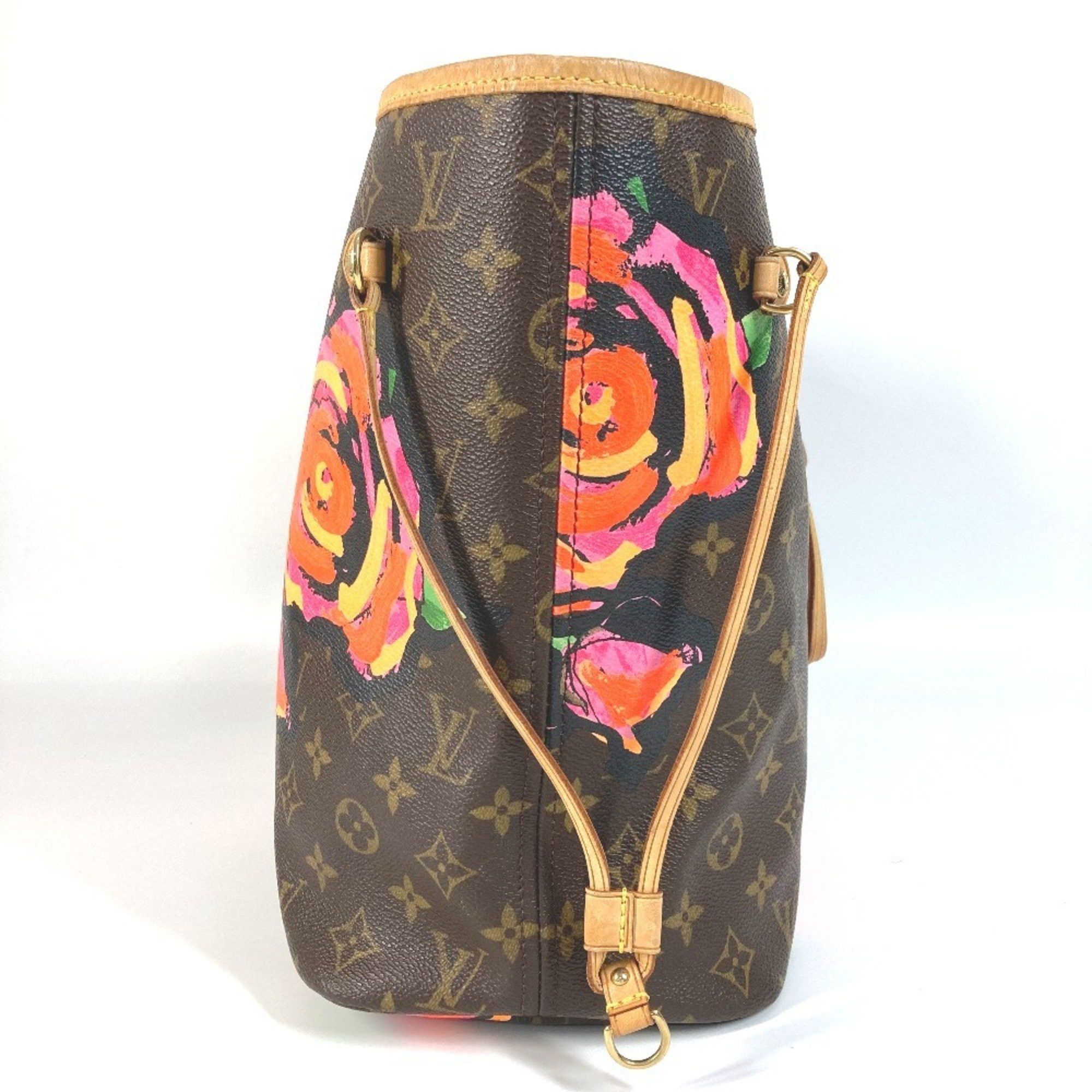 Louis Vuitton Louis Vuitton Neverfull Tote Limited Edition Monogram Roses Size ONE SIZE - 3 Thumbnail