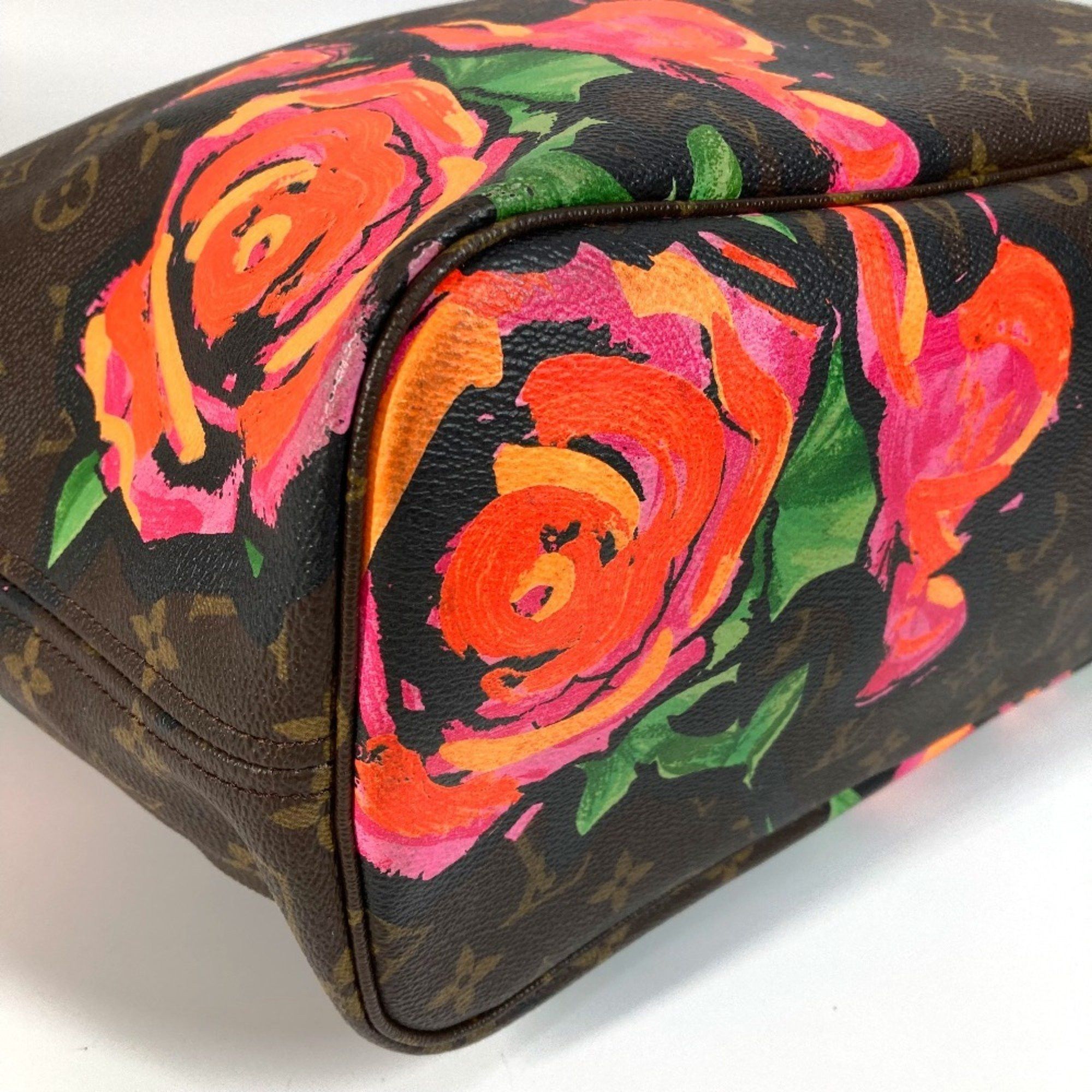 Louis Vuitton Louis Vuitton Neverfull Tote Limited Edition Monogram Roses Size ONE SIZE - 7 Thumbnail