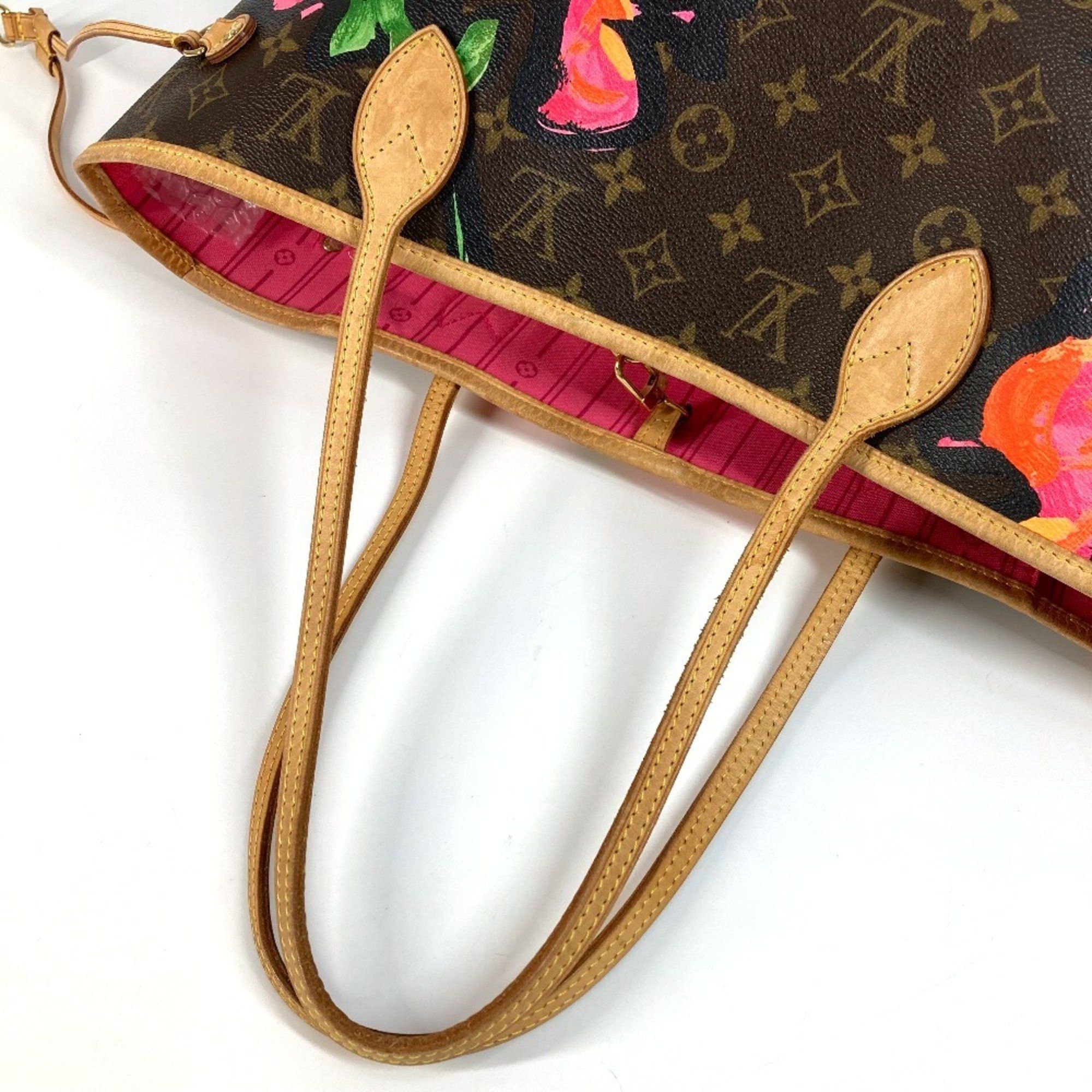 Louis Vuitton Louis Vuitton Neverfull Tote Limited Edition Monogram Roses Size ONE SIZE - 5 Thumbnail