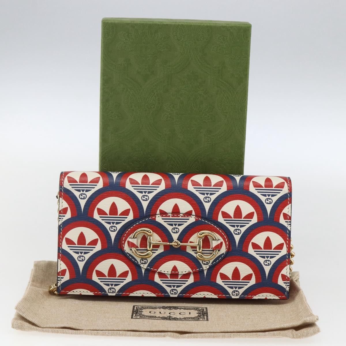 Gucci Gucci x adidas Wallet on Chain Leather Size ONE SIZE - 14 Thumbnail