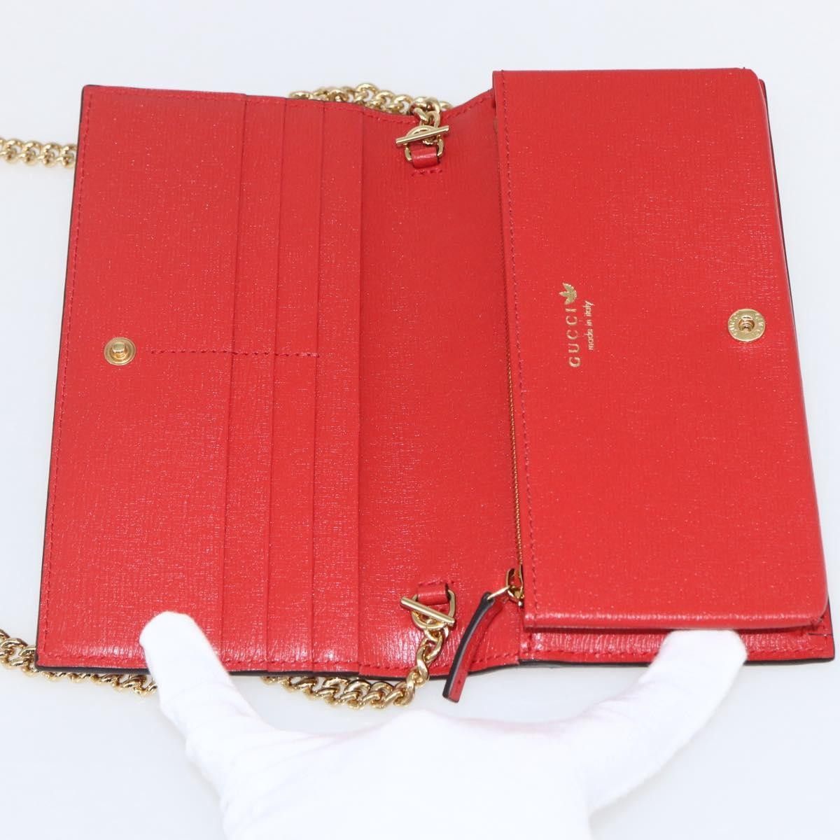Gucci Gucci x adidas Wallet on Chain Leather Size ONE SIZE - 20 Thumbnail