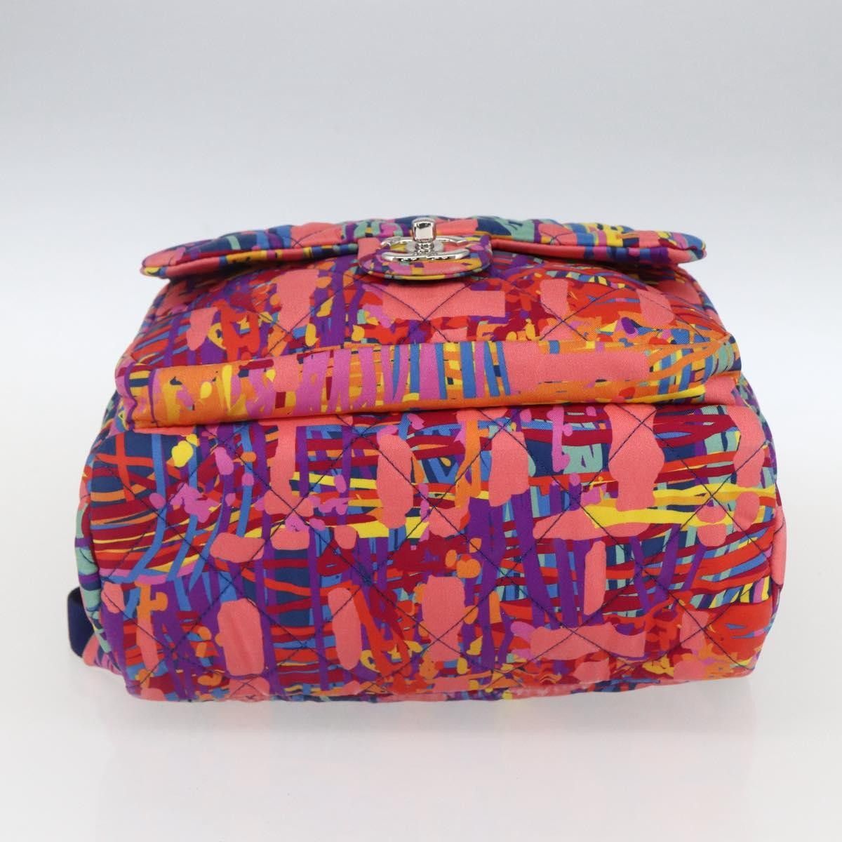 Chanel Chanel CC Pocket Backpack Quilted Printed Foulard Size ONE SIZE - 19 Thumbnail
