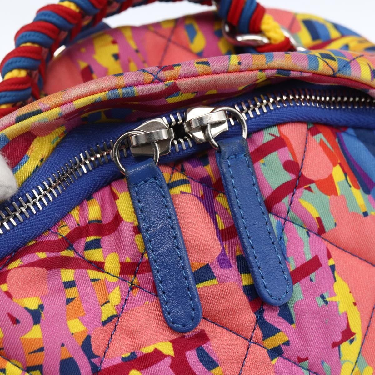 Chanel Chanel CC Pocket Backpack Quilted Printed Foulard Size ONE SIZE - 13 Thumbnail