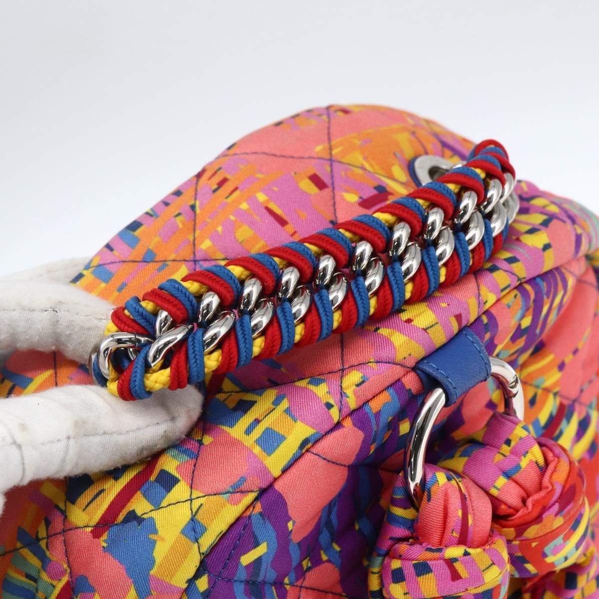 Chanel Chanel CC Pocket Backpack Quilted Printed Foulard Size ONE SIZE - 8 Thumbnail
