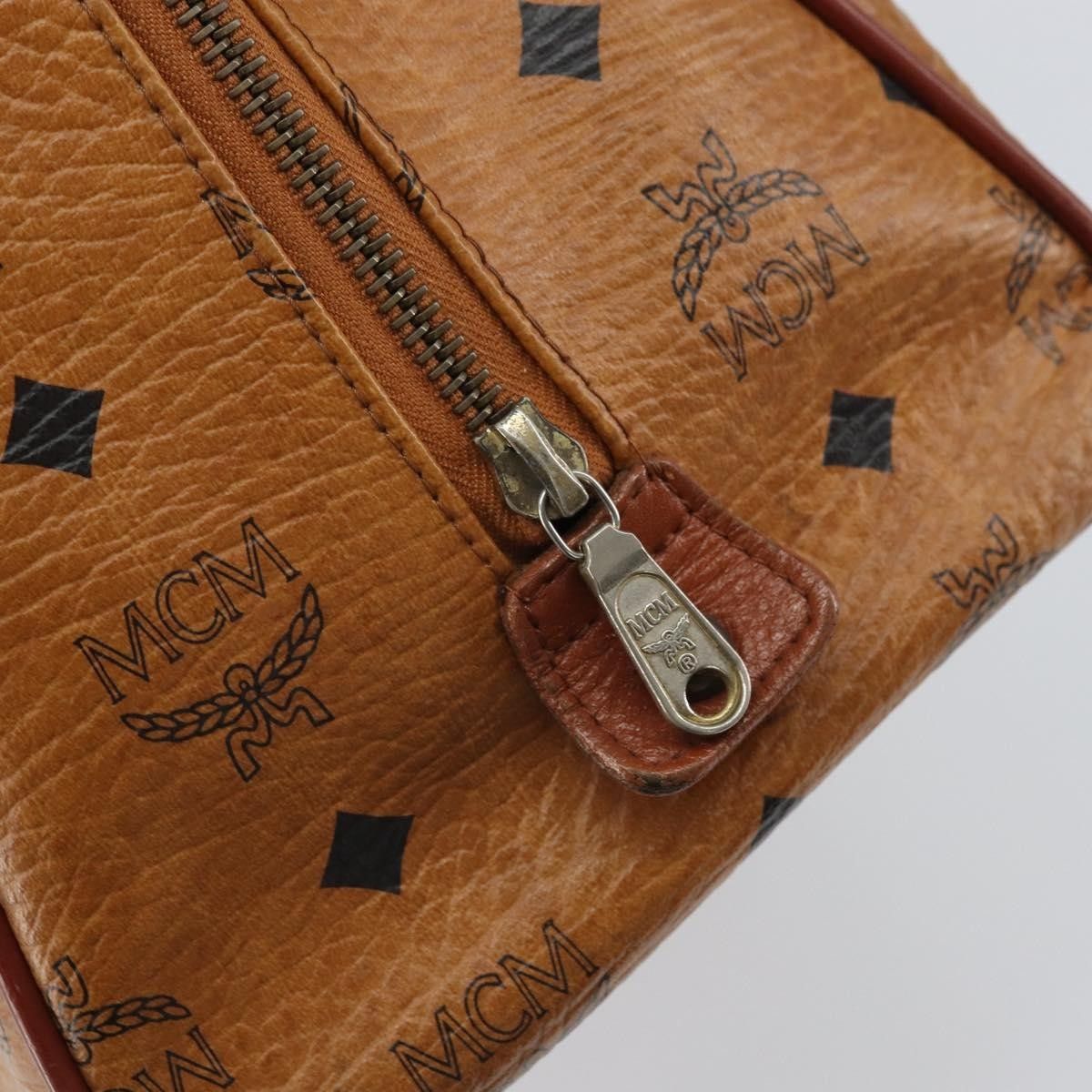 MCM MCM Visetos Handbag Canvas and Leather Size ONE SIZE - 12 Thumbnail