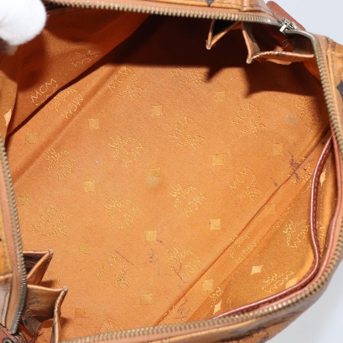 MCM MCM Visetos Handbag Canvas and Leather Size ONE SIZE - 5 Thumbnail