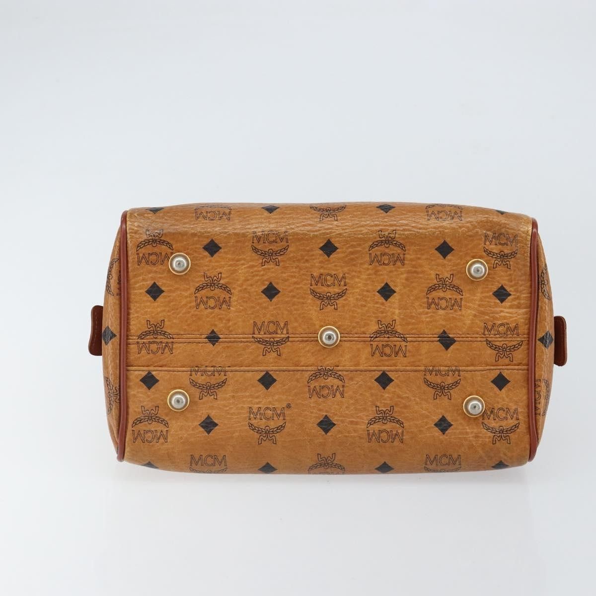 MCM MCM Visetos Handbag Canvas and Leather Size ONE SIZE - 17 Thumbnail