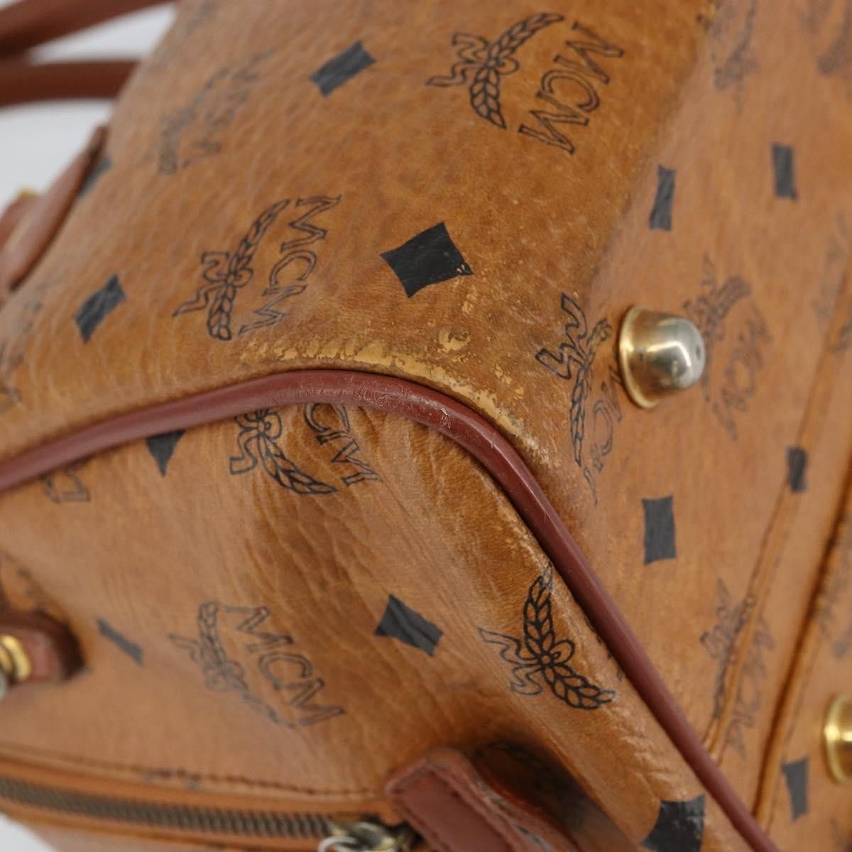 MCM MCM Visetos Handbag Canvas and Leather Size ONE SIZE - 11 Thumbnail