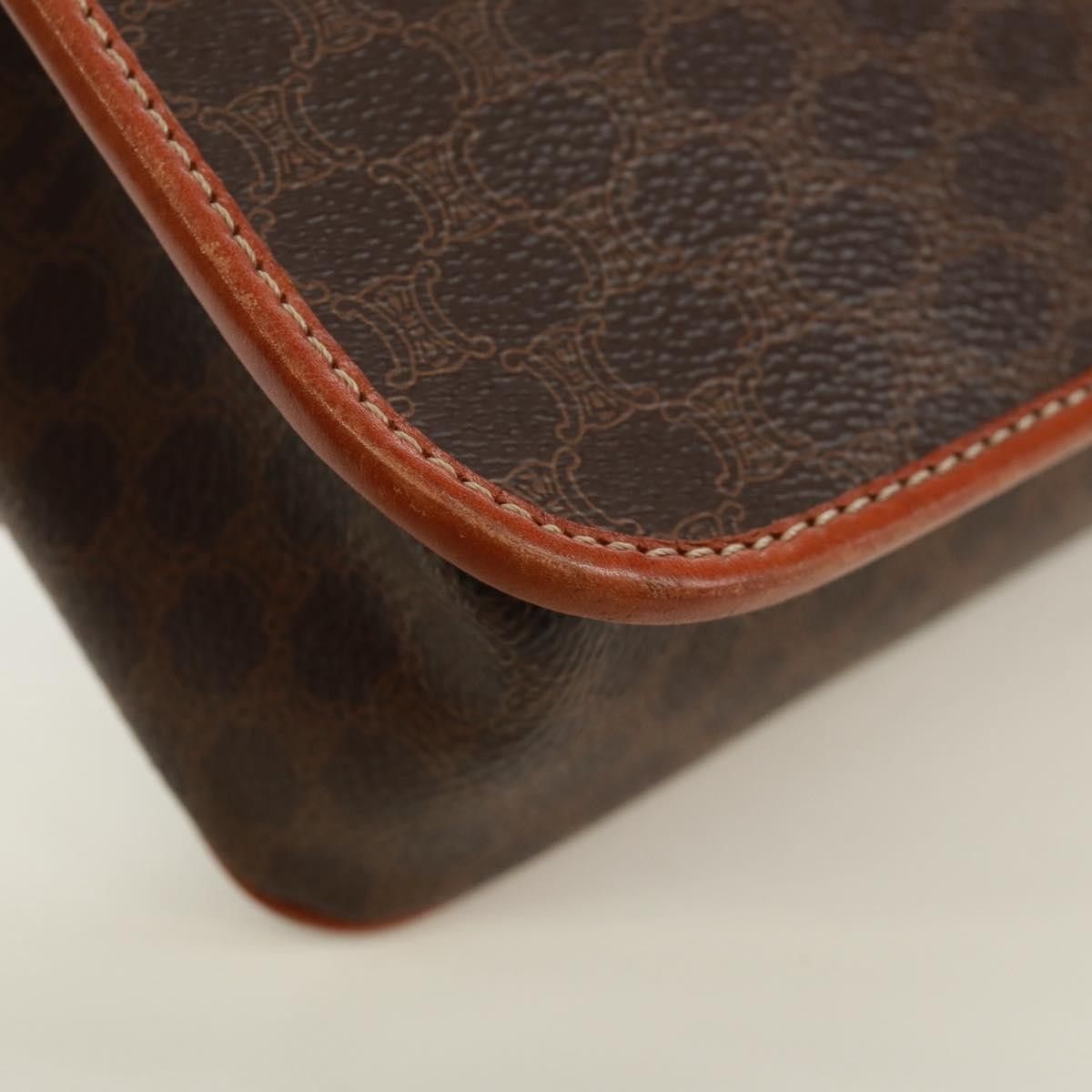 Celine Celine Vintage Macadam Circle Logo Shoulder Bag Canvas and Leather Size ONE SIZE - 11 Thumbnail