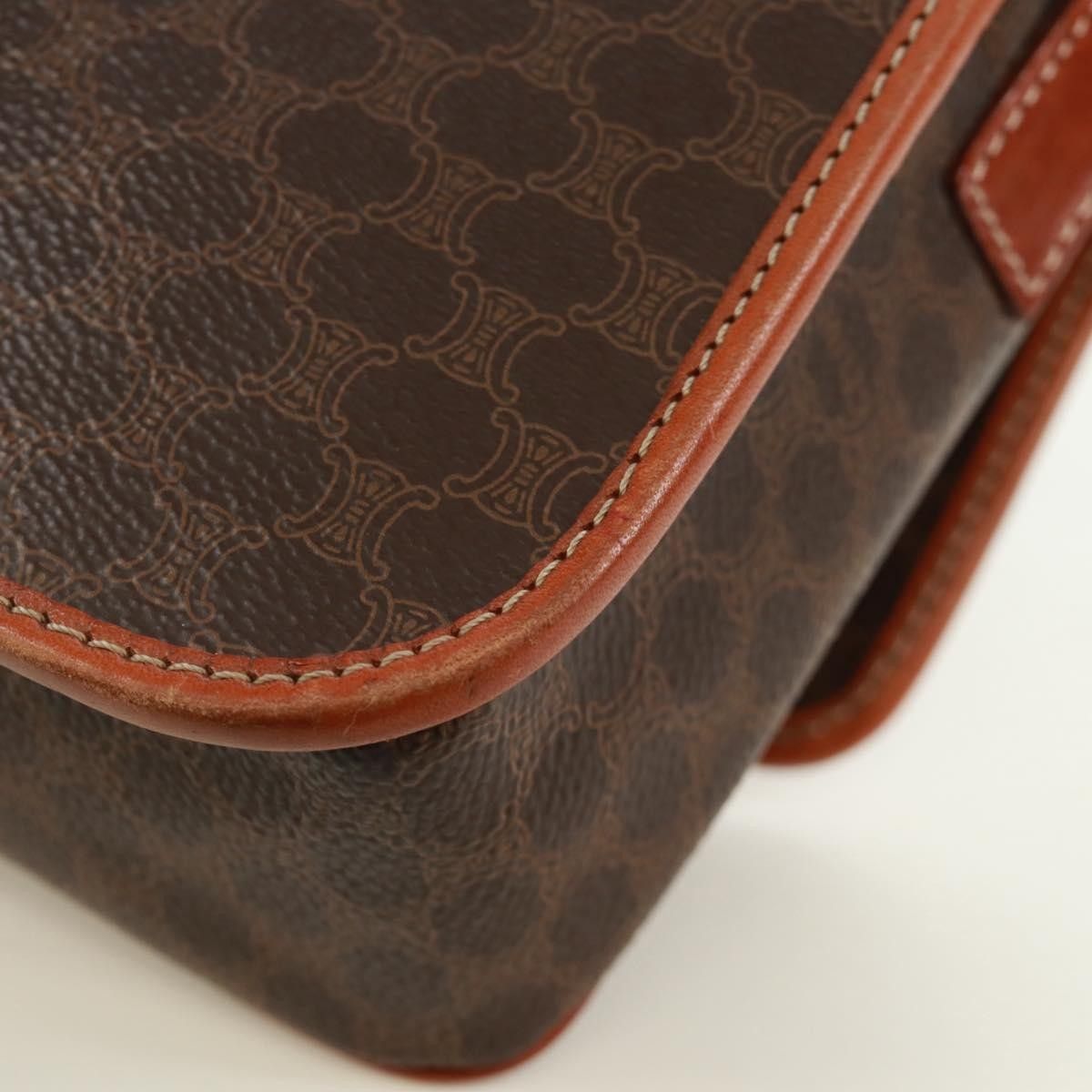 Celine Celine Vintage Macadam Circle Logo Shoulder Bag Canvas and Leather Size ONE SIZE - 10 Thumbnail