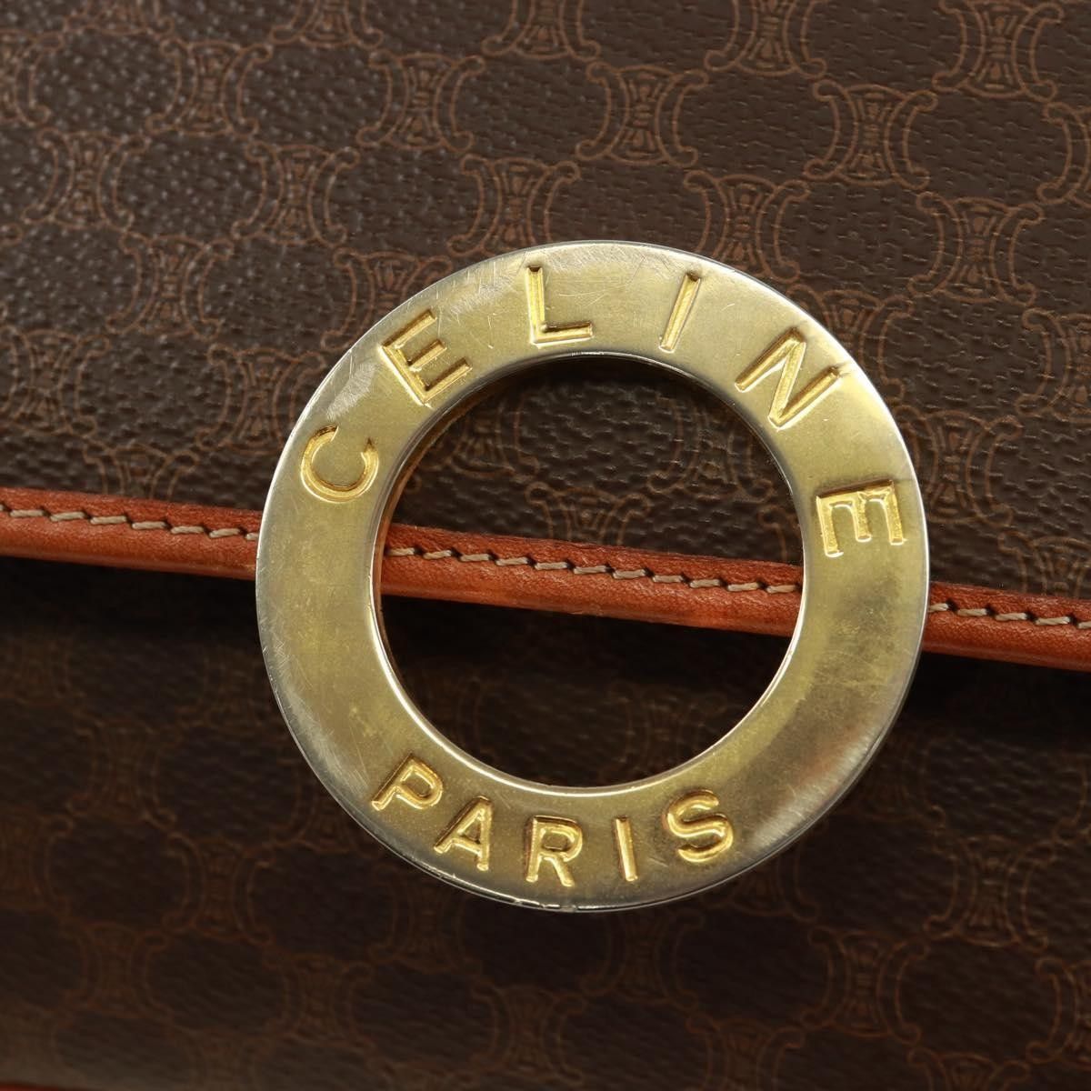 Celine Celine Vintage Macadam Circle Logo Shoulder Bag Canvas and Leather Size ONE SIZE - 12 Thumbnail