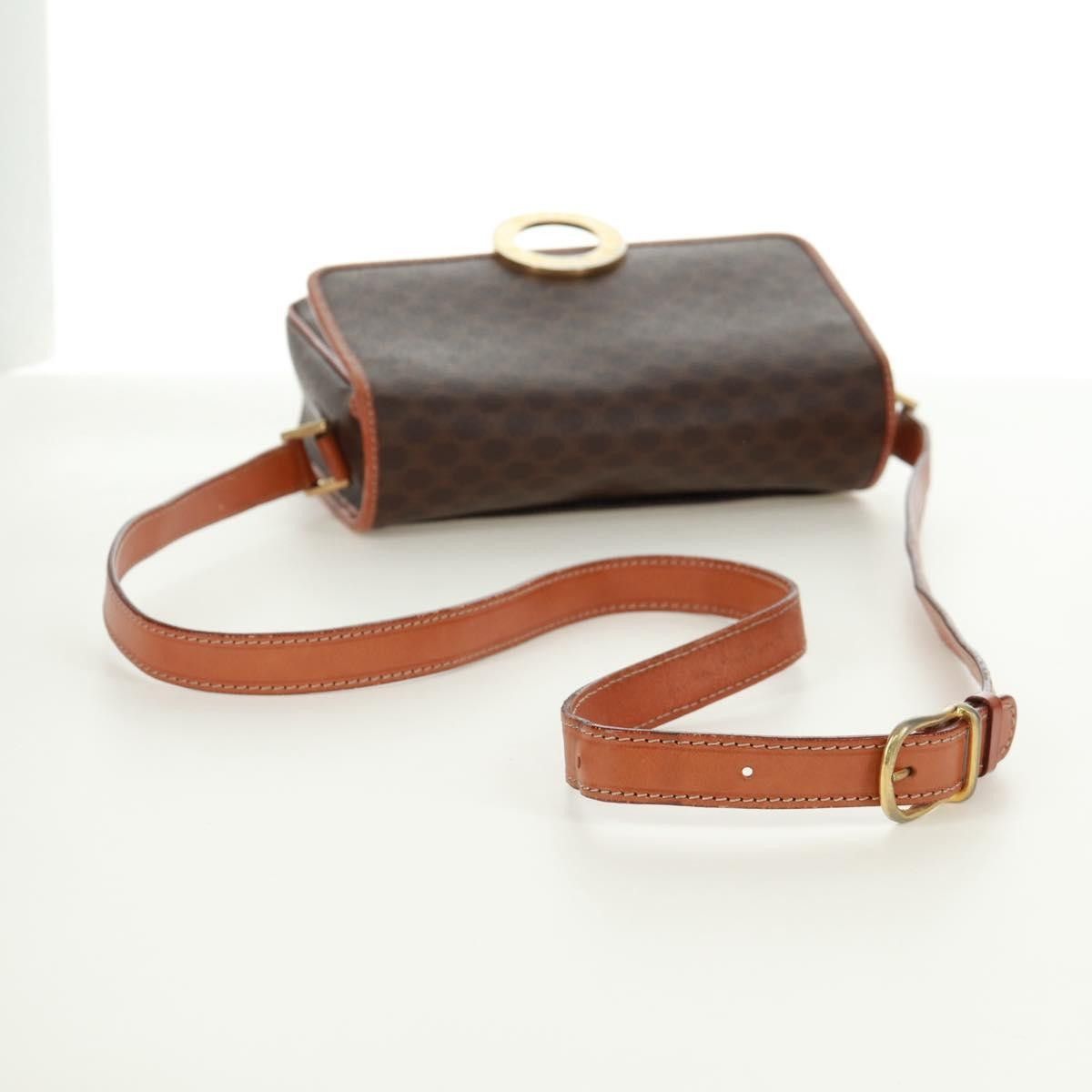 Celine Celine Vintage Macadam Circle Logo Shoulder Bag Canvas and Leather Size ONE SIZE - 7 Thumbnail