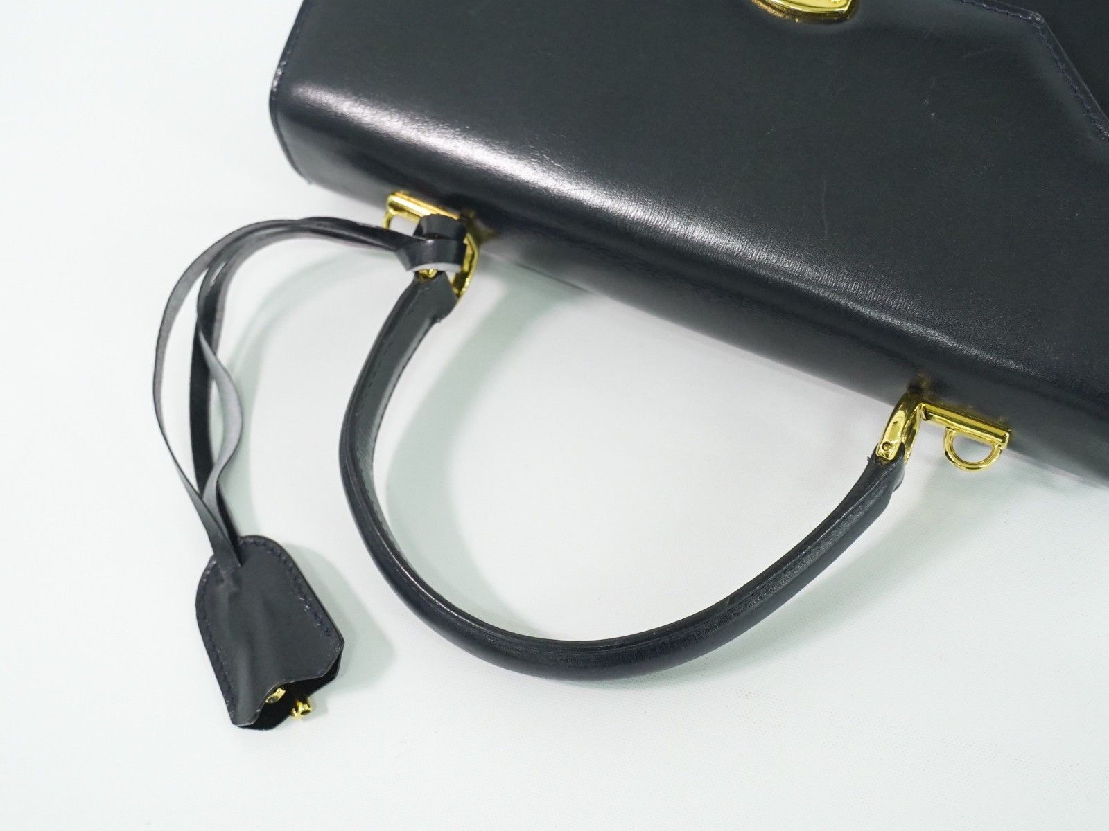 Gucci Gucci Vintage Lady Lock Top Handle Leather Size ONE SIZE - 6 Thumbnail