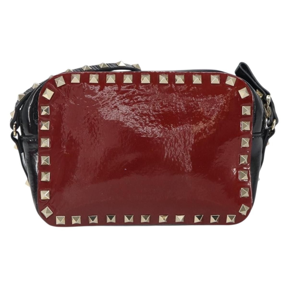 Valentino Valentino Garavani Rockstud Chain Camera Crossbody Bag Patent leather Size ONE SIZE - 2 Thumbnail