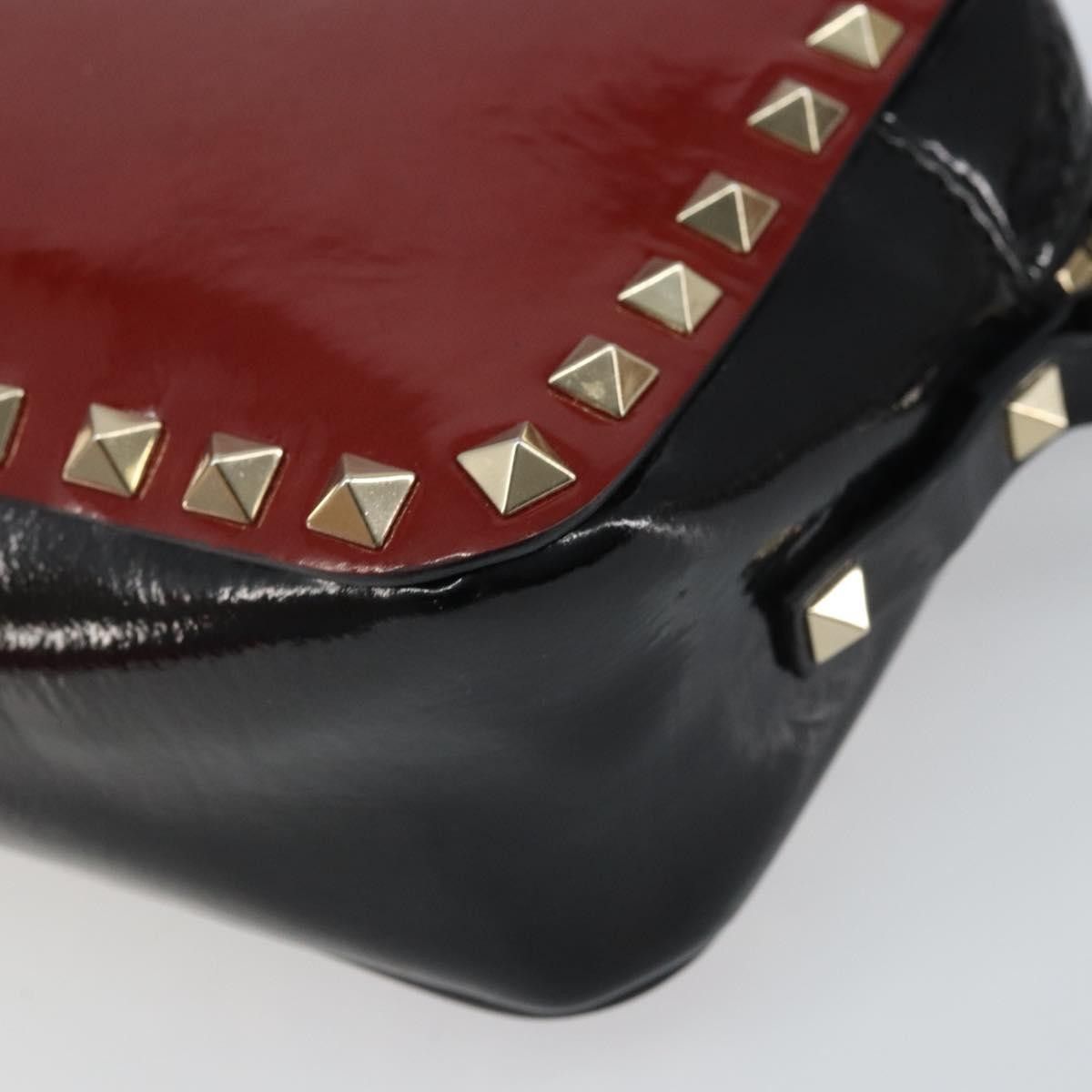 Valentino Valentino Garavani Rockstud Chain Camera Crossbody Bag Patent leather Size ONE SIZE - 11 Thumbnail